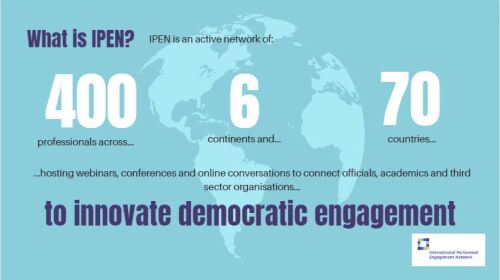 Infographic about IPEN having over 400 members from over 70 countries and six continents