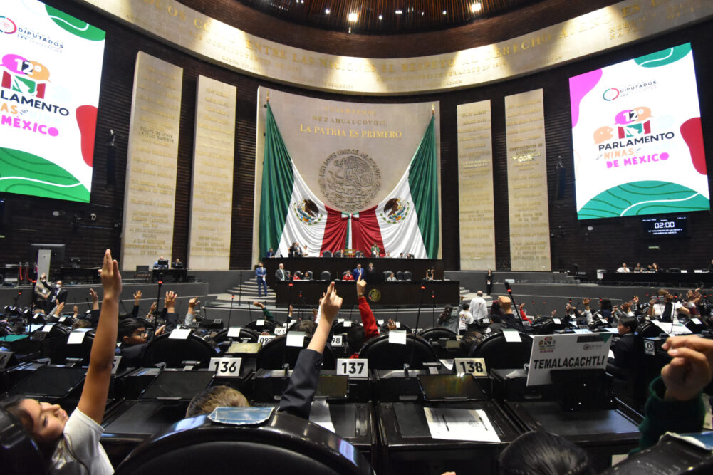 The children's parliament in Mexico